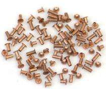 Flat Head Rivet 2 - 75 mm Copper_0
