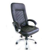Revolving Black Upto 985 x 635 x 605 mm Synthetic Leather Office Chairs_0