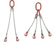 MHTA 1 - 2 m Plain Eye/Thimble End Wire Rope Sling 96 - 46000 kg_0