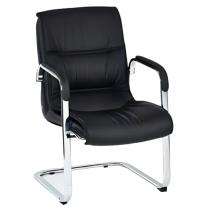 Visitor Black 1080 x 635 x 605 mm Steel Office Chairs_0