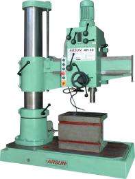 ARSUN 40mm Radial Drilling Machine AR40 250mm 1270/535mm_0