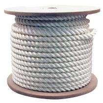 Nylon Twisted 1 - 10 mm Ropes White_0