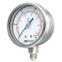Baumer Pressure Gauge Alf2.3Bm 0 - 100 psi 3/8 inch BSP_0