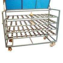 M V M INDUSTRIES 4 Wheels Tray Rack Trolley 4 Feet_0