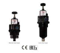 Rotork 1/4 in NPT Air Filter Regulator YT-200 1.7 MPa 104 - 272  scfm 5  Micron_0