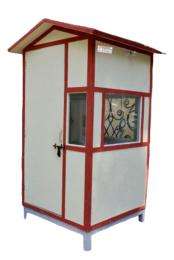 ID Prefab Wood 8 ft Portable Security Cabin_0