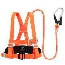 Synthetic Fibre Full Body Double Rope Scaffold Hook Safety Harness M_0