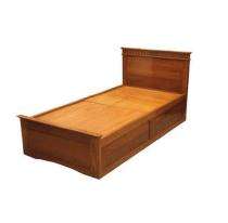 Wood Box Single Bed 6 x 3 ft Brown_0