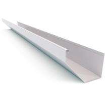 Faisal Eave 3500mm White Stainless Steel Rain Gutter_0