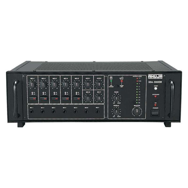 AHUJA SSA-5000EM Multi Channel 220 - 240V 50/60Hz Amplifier 50 - 15,000 Hz ±3 dB_0