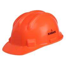 Karam Polymer Orange Air Ventilated Safety Helmets_0
