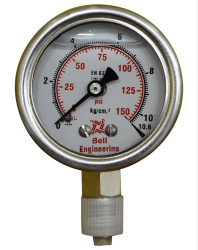 Bell Engineering Pressure Gauge BEM/220002.5/IPG/MS 0 - 150 psi 1/4 inch BSP_0