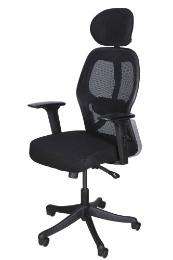 Radian Ergonomic Scot Black Upto 1225 x 600 x 645 mm Fabric Office Chairs_0