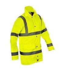 Polyester Safety Jackets L With Sleeves Yellow_0