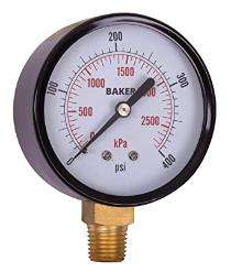 Pressure Gauge 0 - 400 psi 3/8 inch BSP_0
