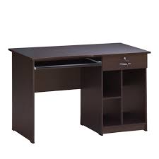 Computer Office Tables Dark Brown Wooden_0
