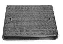 UTKAL Chamber Manhole Cover Cast Iron Black Bitumen Painted 600 x 600 mm_0