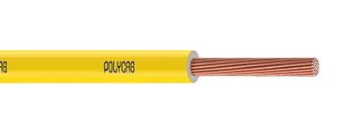Polycab 0.75 sqmm Stranded Electric Wire Yellow 90 m_0