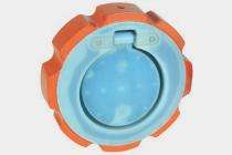 MVS 50 mm to 400 mm Wafer Ductile Iron FEP, PFA 200 Psi Lined Check Valve_0