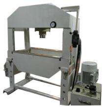 Handa 100 ton Power Operated 450 mm H Frame Hydraulic Press 500 x 1000 mm_0
