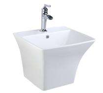 Glocera Wash Basin Semi Pedestal_0