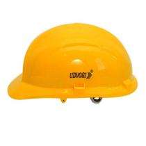 Udyogi HDPE Yellow Ratchet Safety Helmets_0