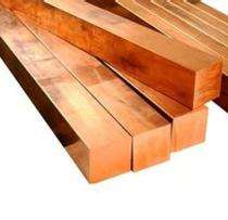 Metal Trading Square Bright Metal Bar Copper EN 8 12 - 100 mm_0