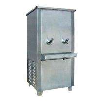 120 L Water Cooler 2 Faucets Silver_0
