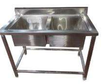 Star kitchen Stainless Steel Kitchen Sink Double SK3 24 x 20 x 16 cm_0