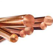Metal Trading Round Bright Metal Bar Copper EN 8 12 - 100 mm_0