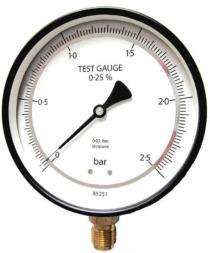 Pressure Gauge Hydraulic 4000 psi 1/4 inch BSP_0