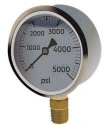 Pressure Gauge Hydraulic 3000 - 5000 psi 1/2 inch BSP_0