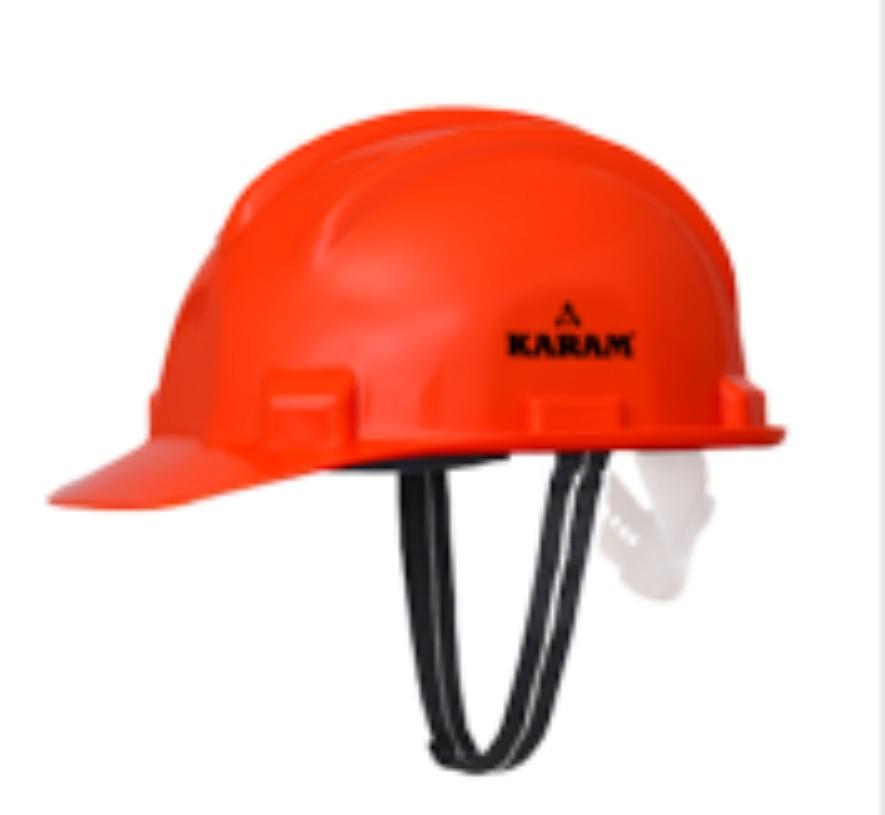 HDPE Red Fusion Safety Helmets_0