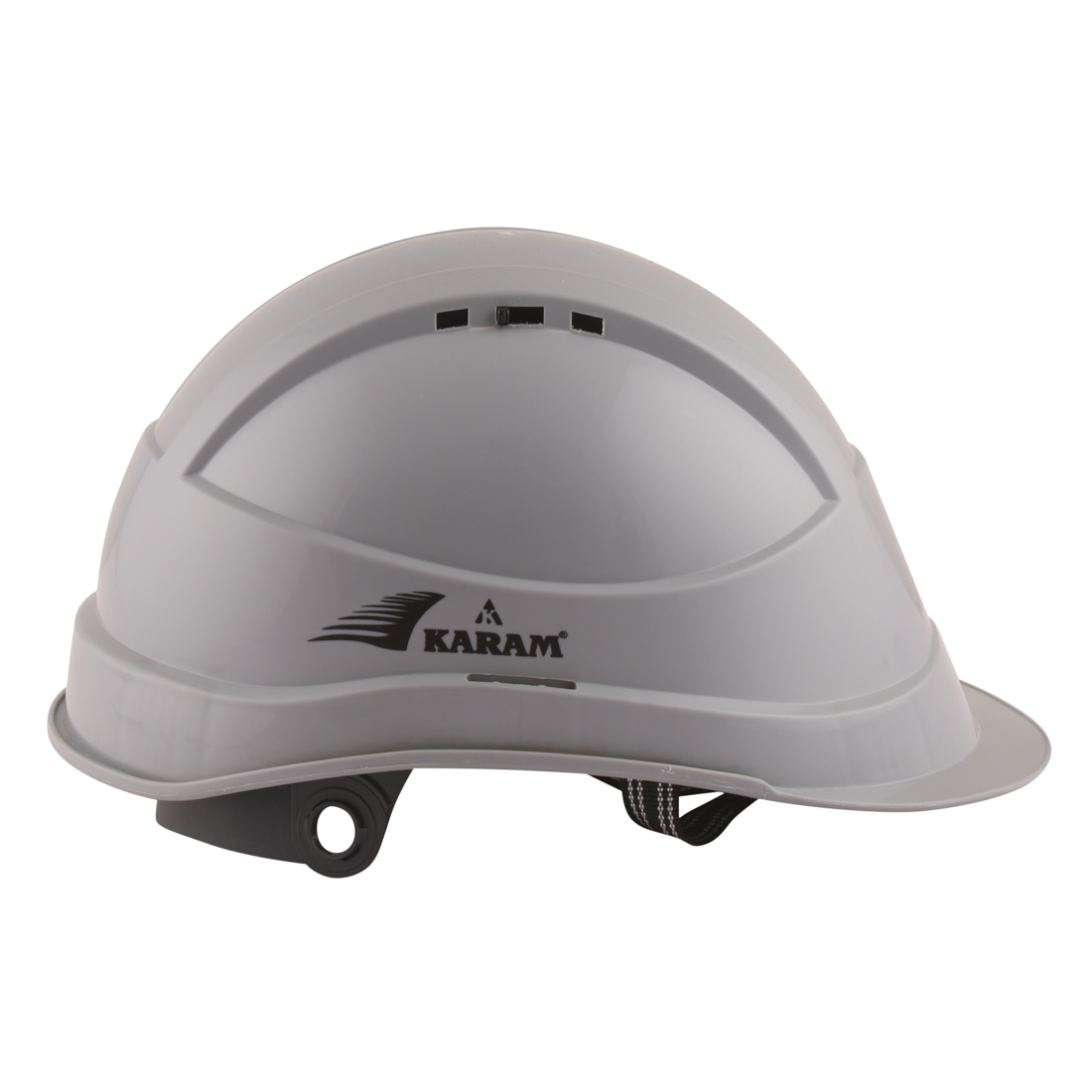 Karam Polypropylene Copolymer Apex Grey Air Ventilated Safety Helmets PN541_2