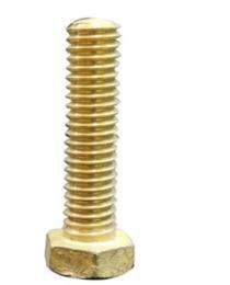 8 mm Brass Hexagon Head Bolts 30 mm_0