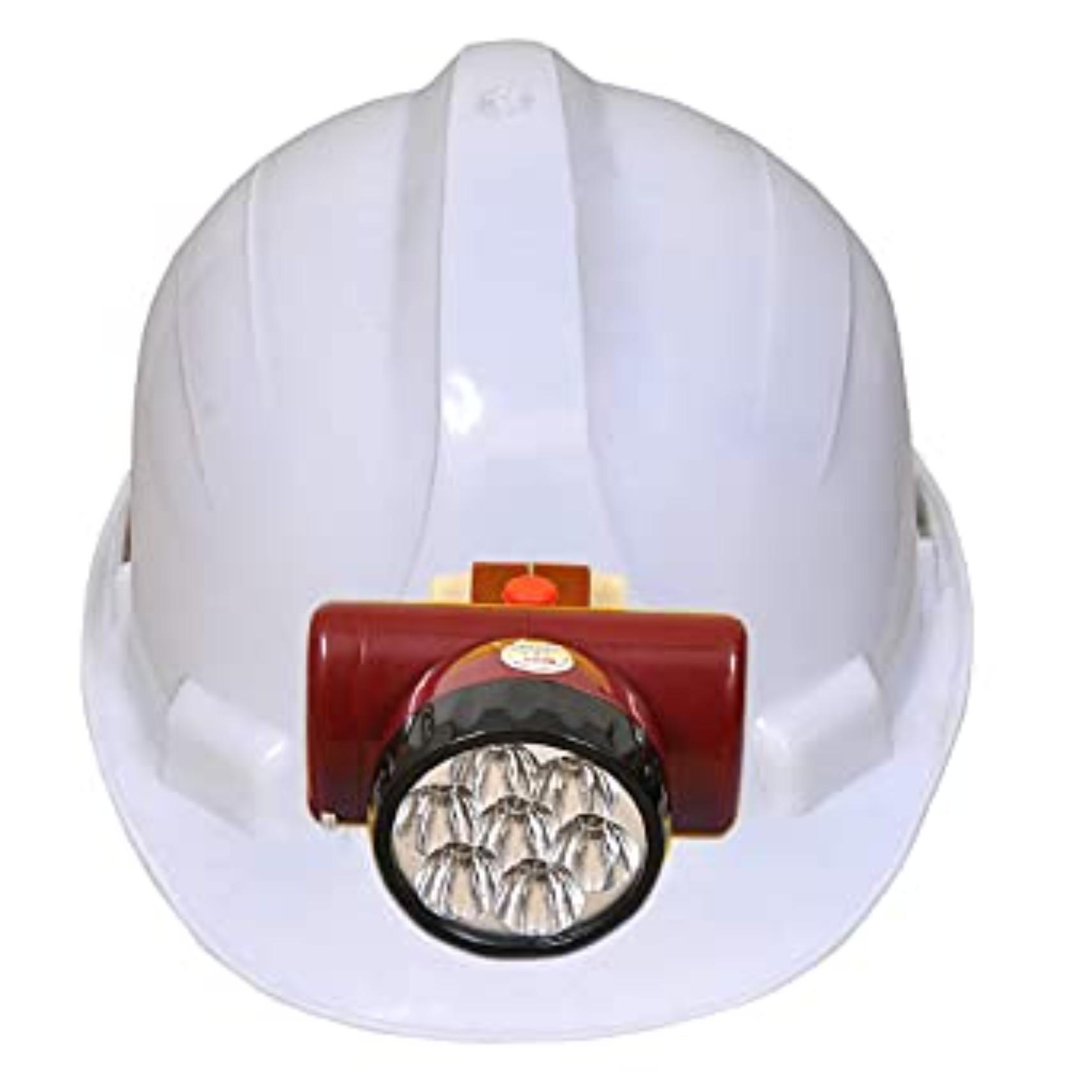 HDPE White Torch Safety Helmets_0