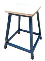 Stools Household Wood Blue_0