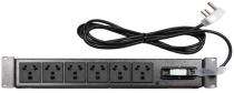 Schneider Electric 6 Indian Sockets, 5/15A Horizontal Power Distribution Unit Rack_0