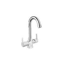 SCOTT Chrome Plated Central Hole Basin Mixer Faucet RUBIX_0