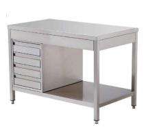 Work Bench Office Tables Grey Stainless Steel_0