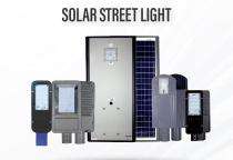 9 - 40 W Cool White Mono Perc LED Aluminium 6 - 36 Ah Solar Street Light_0