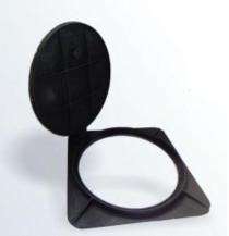 KDUPL Chamber Manhole Cover PVC Epoxy Painted 400 mm_0