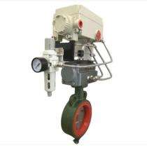 3 inch Electric Actuator CI Butterfly Valves Flanged 10 bar_0