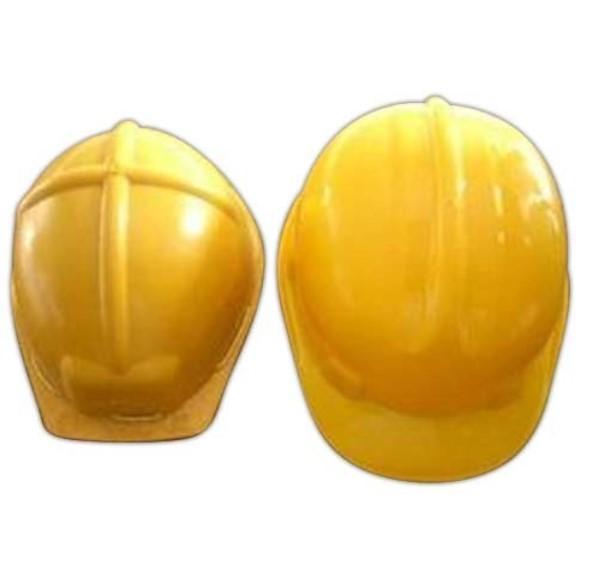 HDPE Yellow Air Ventilated Safety Helmets_0