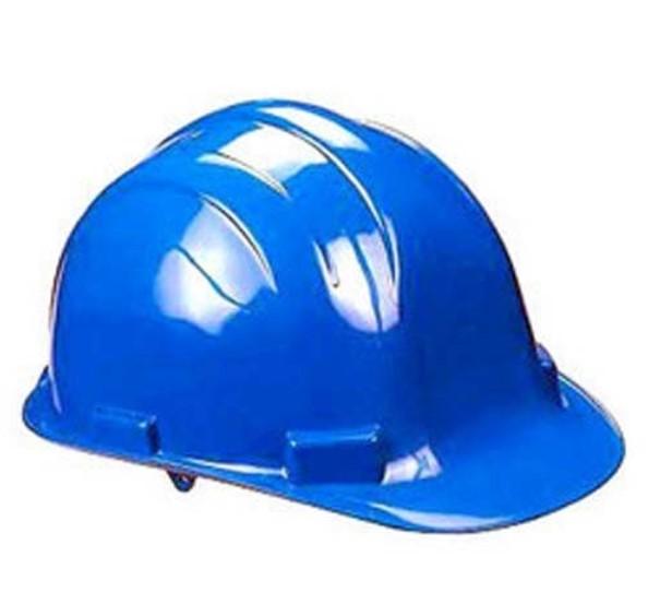 HDPE Blue Air Ventilated Safety Helmets_0