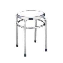 Stools Backless Stainless Steel Silver_0