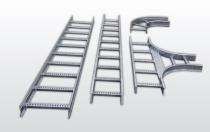 Galvanized Iron Ladder Cable Trays 50 - 200 mm 75 - 1500 mm 1.2 - 6 mm_0