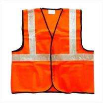 Polyester Safety Jackets M Reflective Orange_0