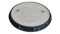 THERMODRAIN Solid Top Manhole Cover FRP Cement 600 mm_0
