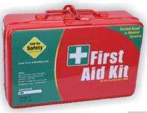 Add-On Safety Home 142 x 224 x 73 mm Red First Aid Box_0